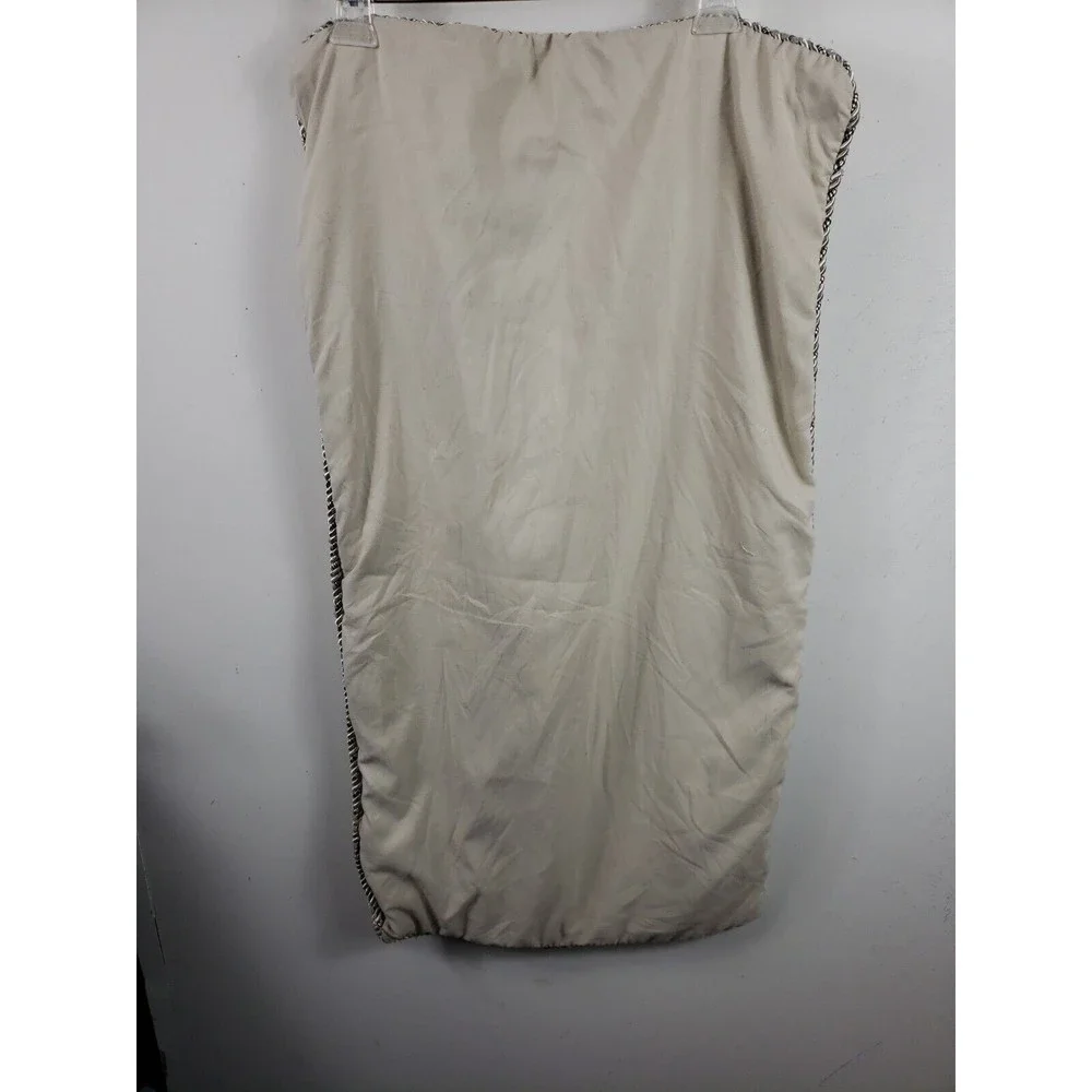 Croscill Nadia Pillow Shams 2 35x19 gray cream King jacquard